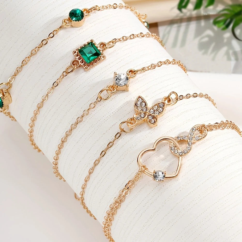 5-Piece Vintage Bracelet Set