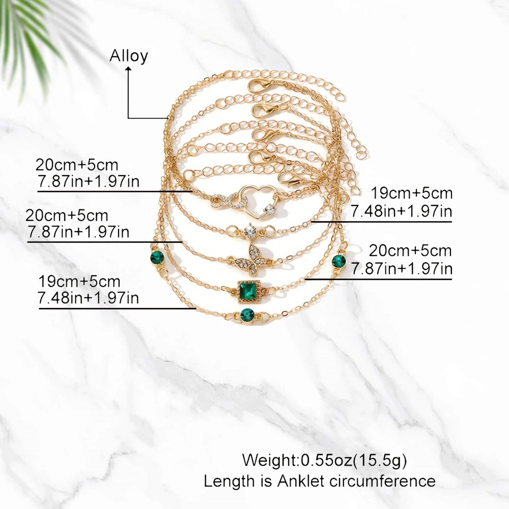 5-Piece Vintage Bracelet Set