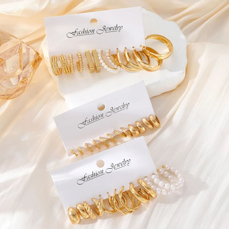 Boho Gold Geometric Hoop Earrings (2025)
Vintage-inspired hoops with pearl accents