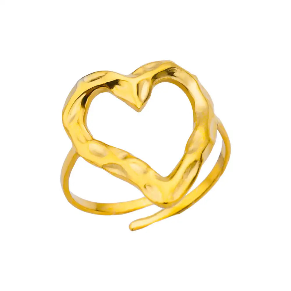 Stainless Steel Rings for Women , Gold Color Never Fade