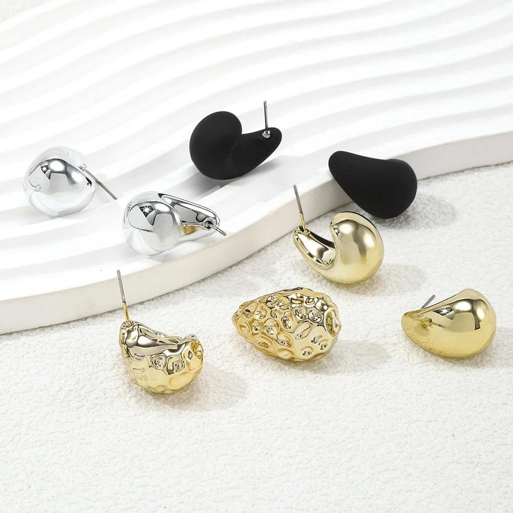4-Pair Acrylic Teardrop Earring Set