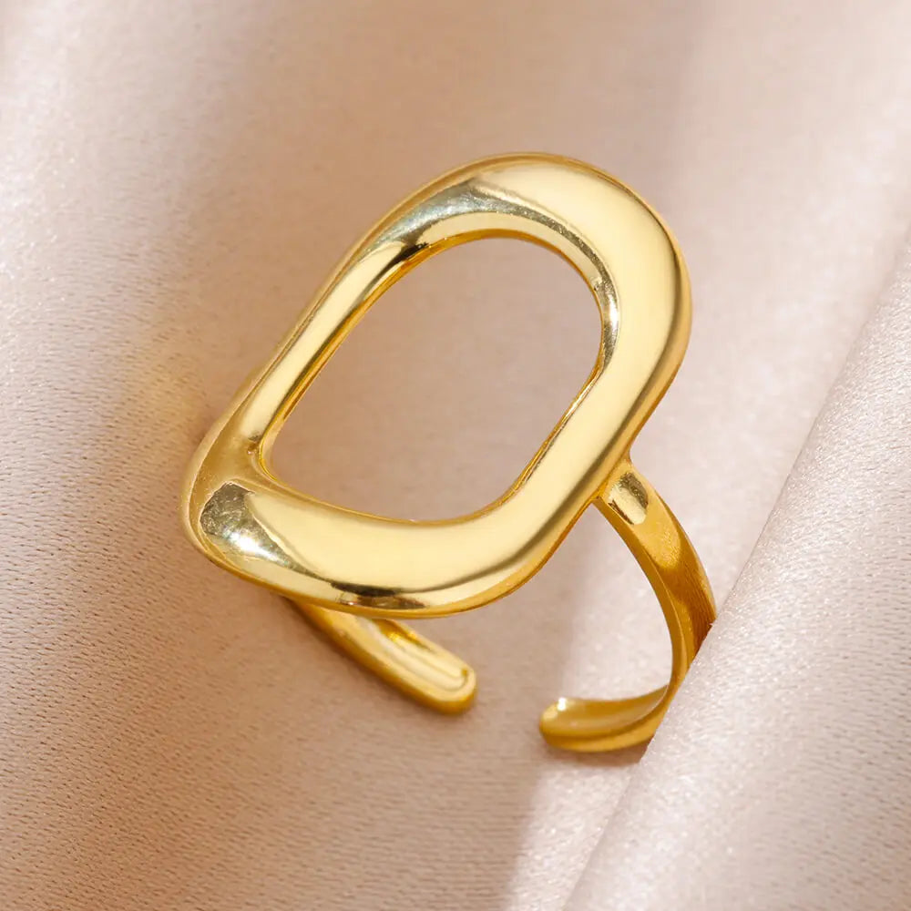 Stainless Steel Rings for Women , Gold Color Never Fade