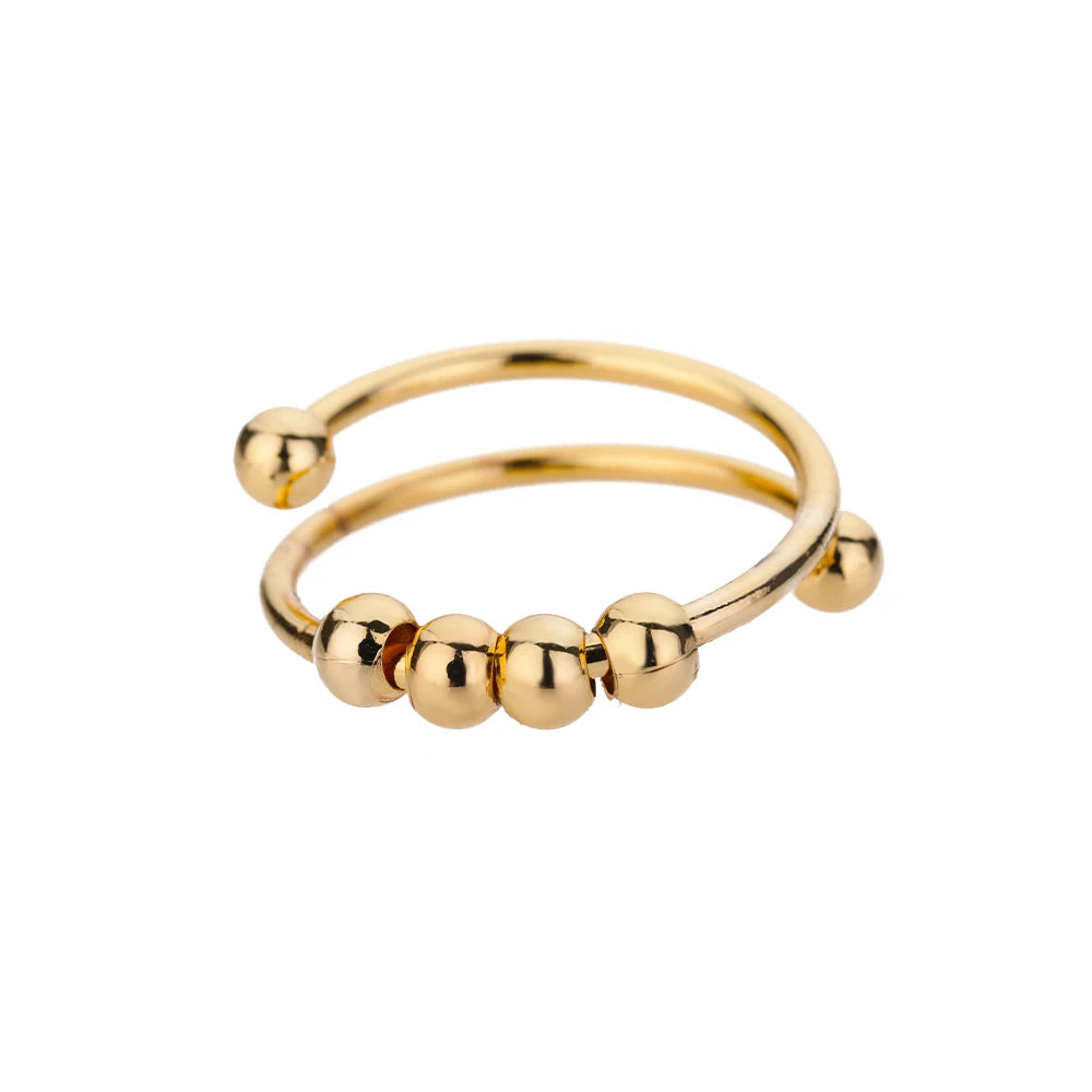 Stainless Steel Rings for Women , Gold Color Never Fade