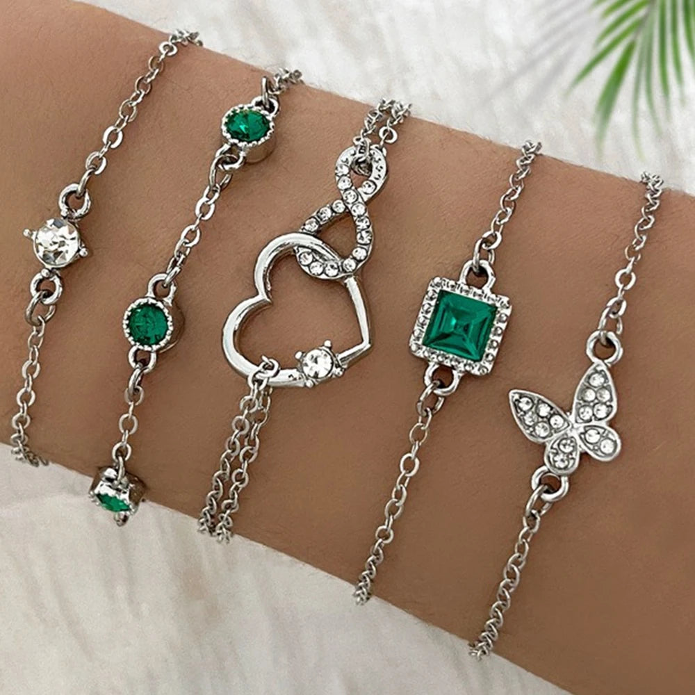 5-Piece Vintage Bracelet Set